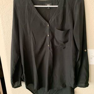 A black light weight blouse